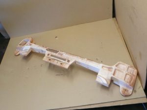 Rear Bar Reinforcement Bracket White - Toyota Kluger 2009
